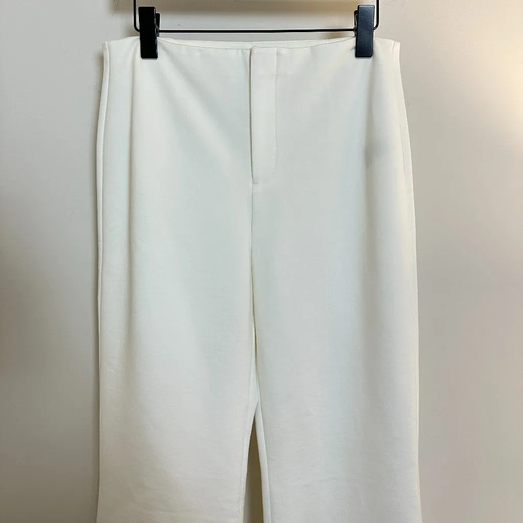 ALICE + OLIVIA Teeny Bootcut Pant in Off White Size US 12 - Image 3
