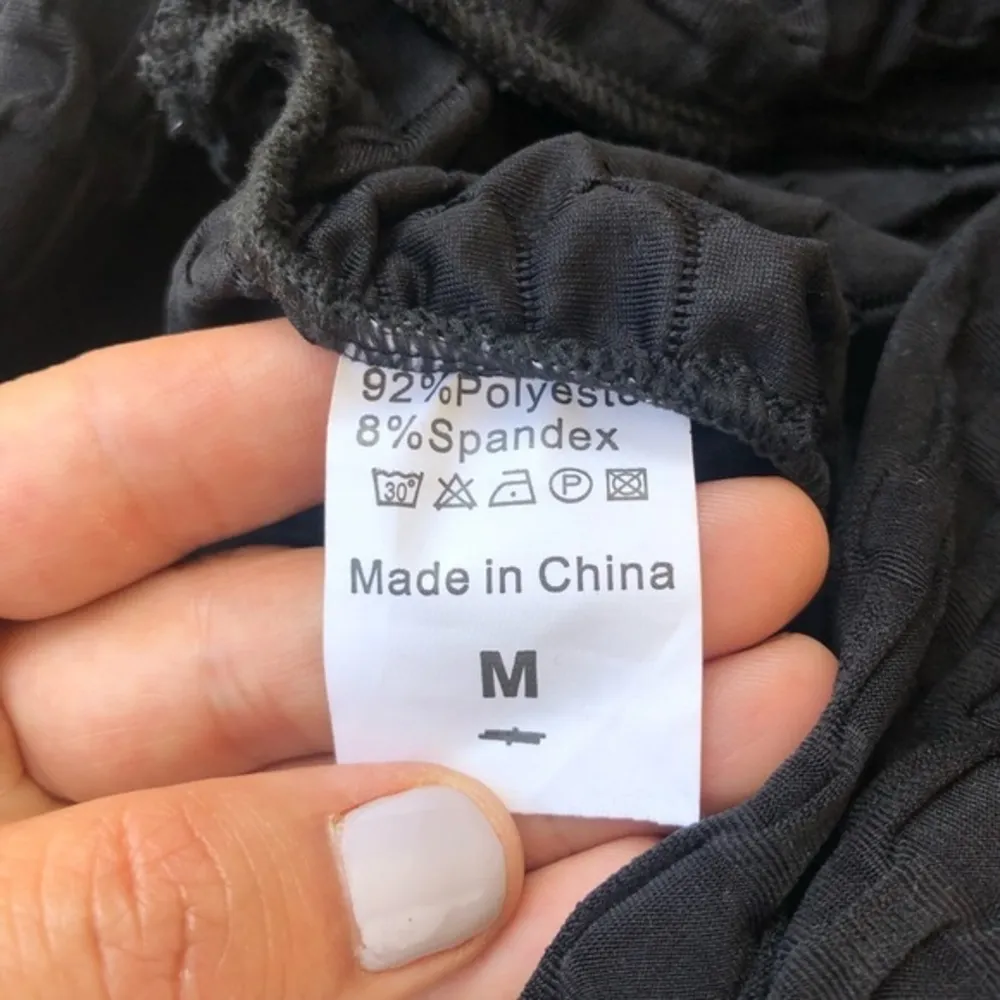 Black TikTok Leggings Size M Size M - Image 3