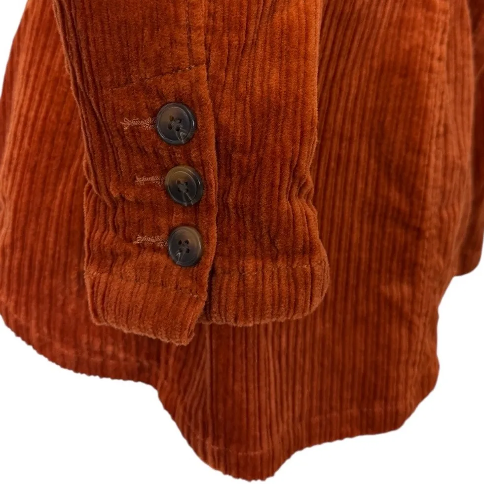 CAbi Professor Peacoat Corduroy Double Breasted Blazer Jacket Women’s Size Small - Image 12