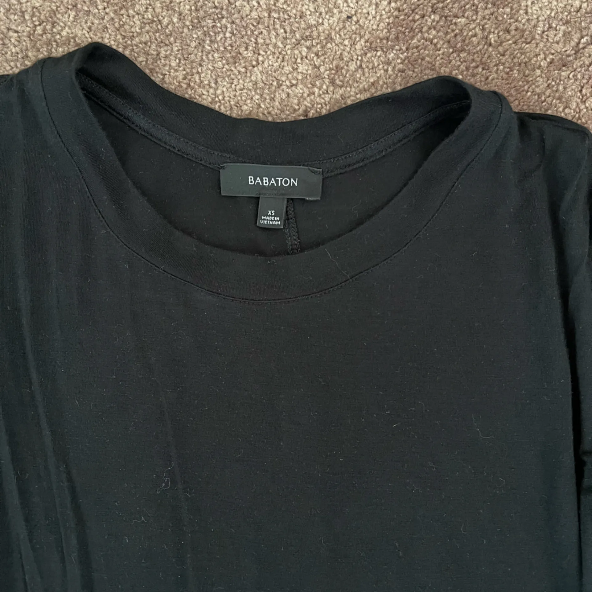 Aritzia Babaton Jersey Knit Mini Body Con Dress with Tie Detail - Image 3