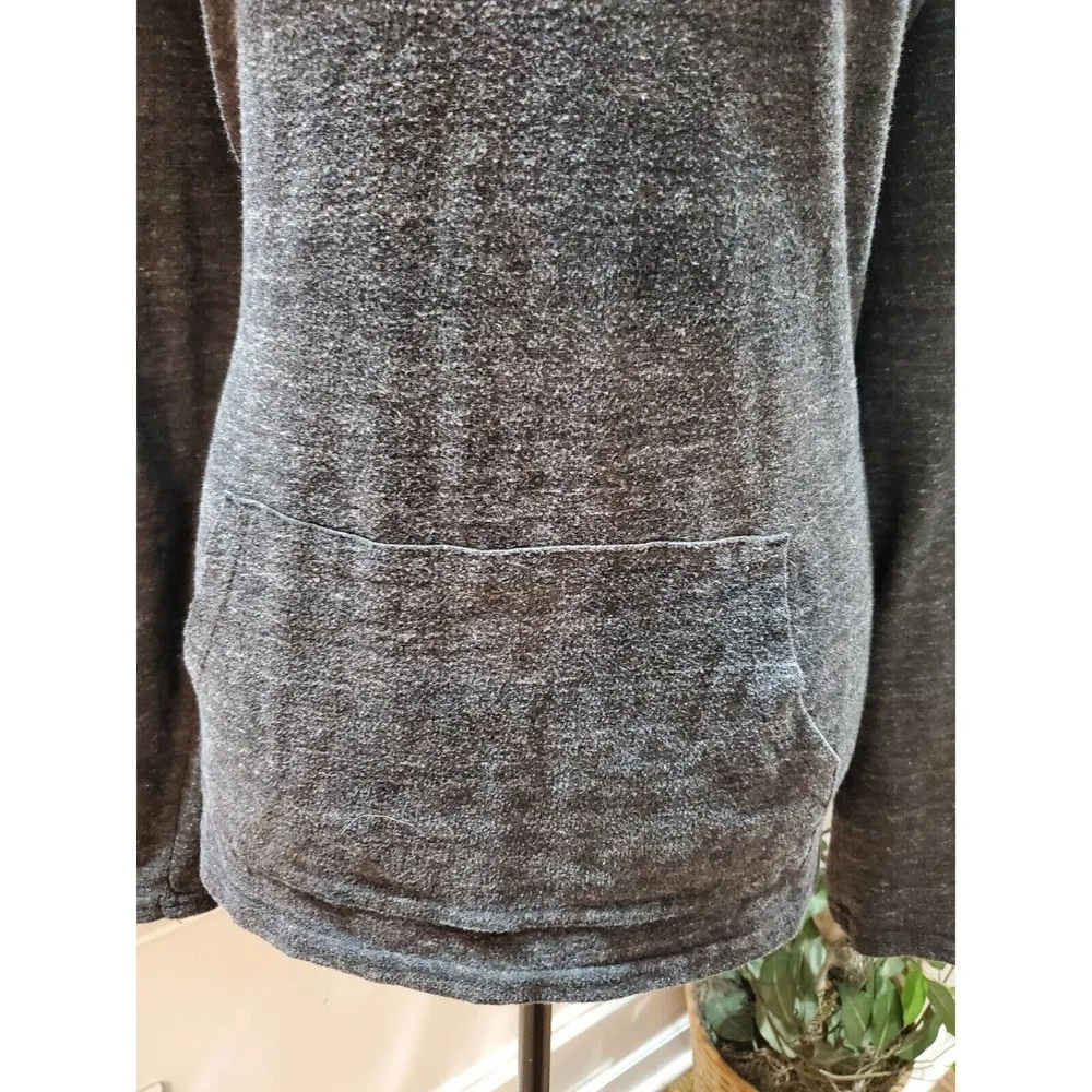 Alternative Womens Gray Polyester Long Sleeve Pullover Hoodie Sweater Size XL - Image 3