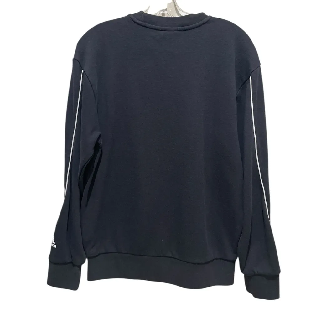 Adidas Originals Crewneck Sweatshirt Black White Logo Women’s Size Small - Image 5