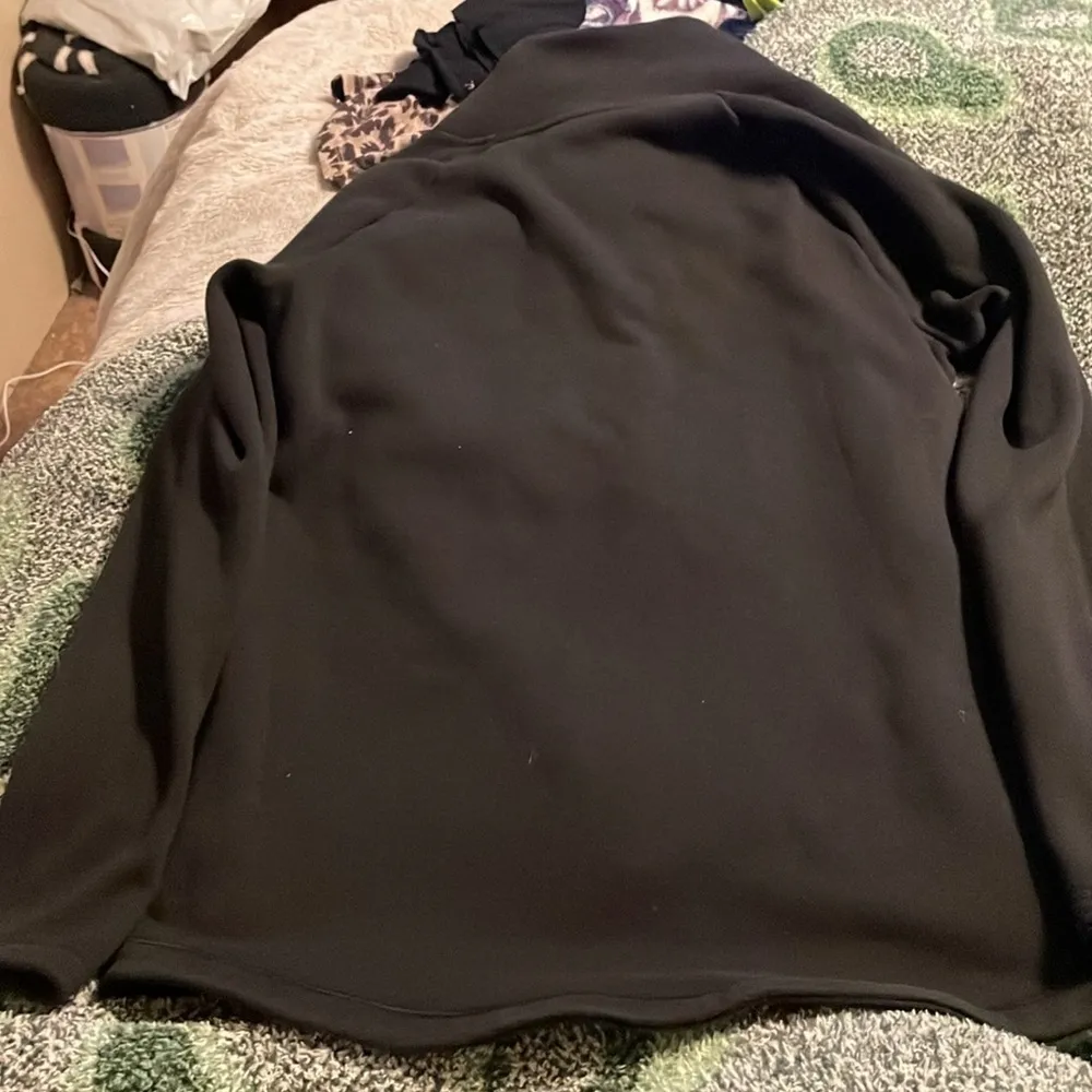 Athleta Black Mock Neck Sweatshirt Sz S - Image 2