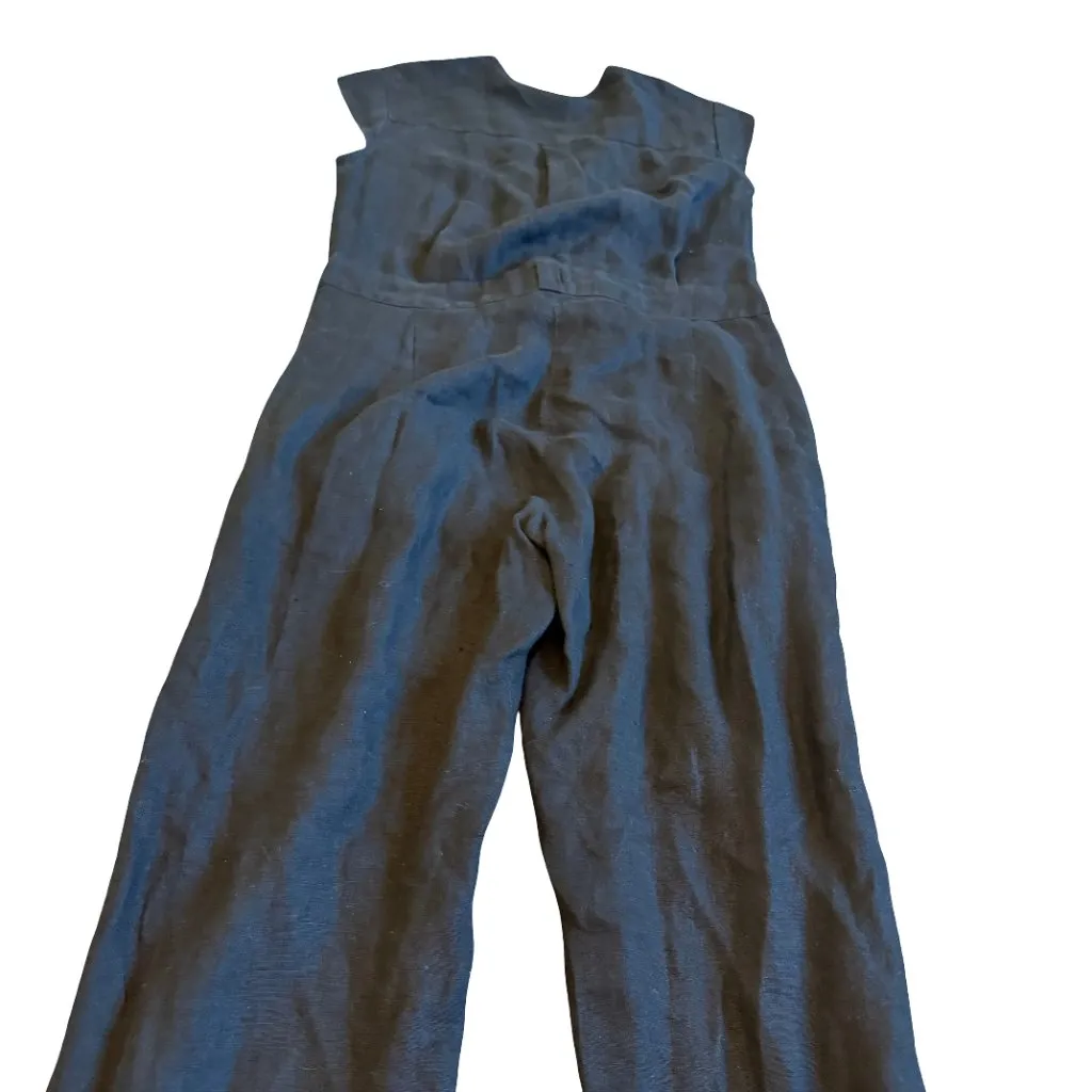 Reistor 100% Hemp Black Jumpsuit Organic Natural Fibers Size Small Women's - Image 5