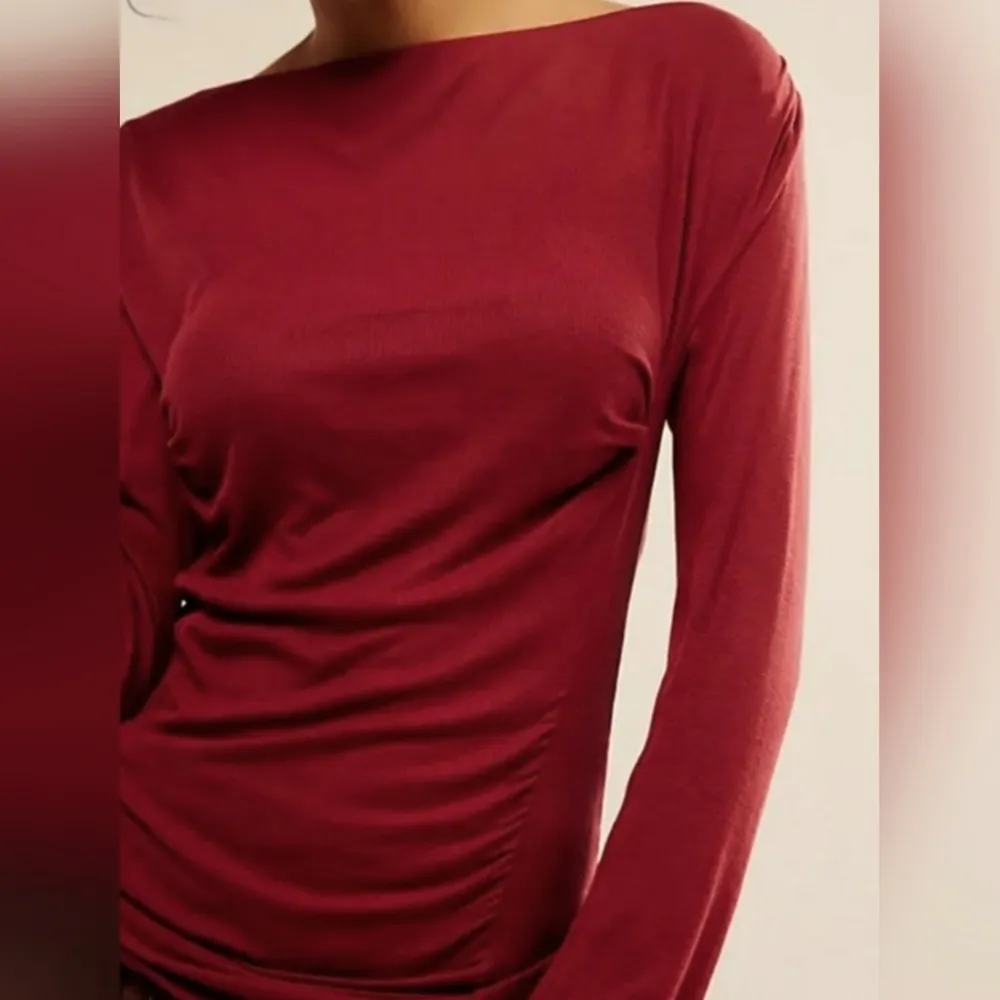 NWOT FP Intimately Night We Met Top ~ Rhubarb ~ Medium ~ 17" P2P - Image 4