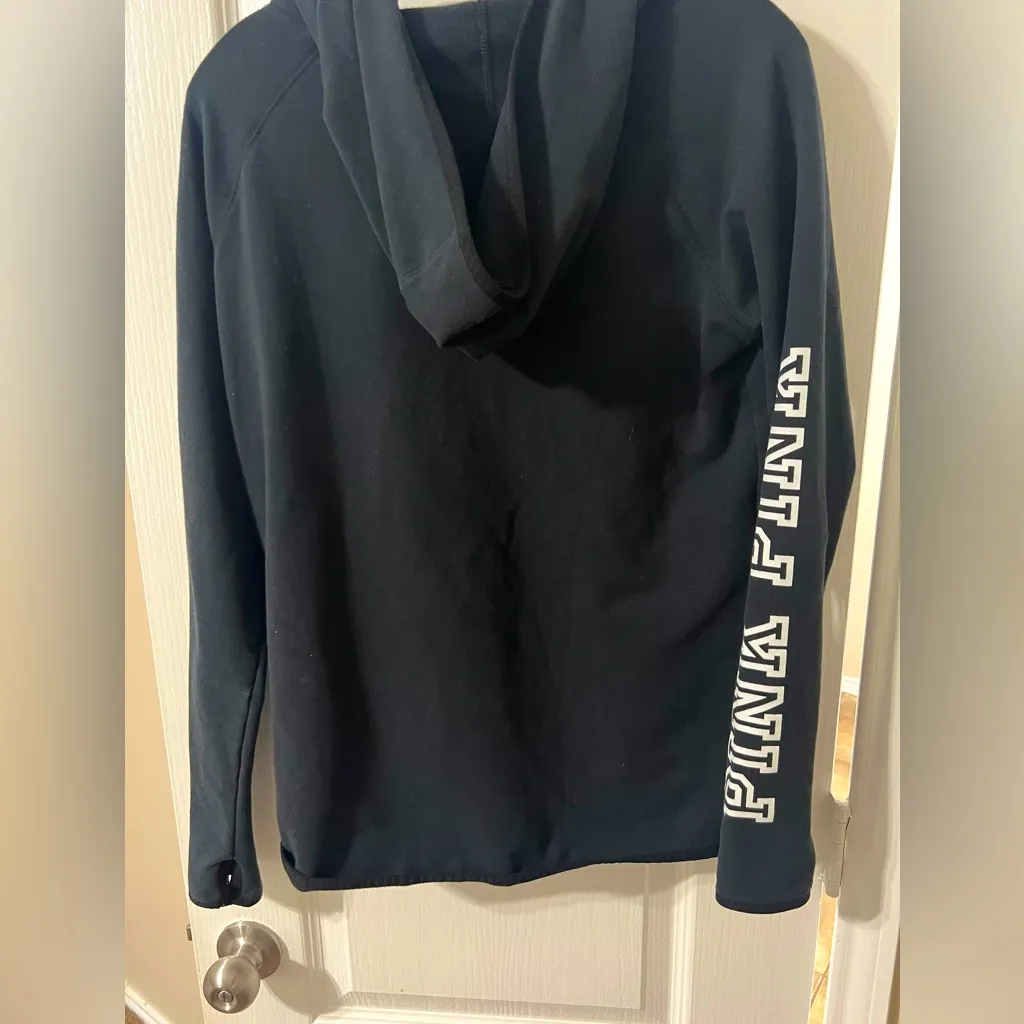 PINK Victoria's Secret Black Jacket Size XS - Image 2