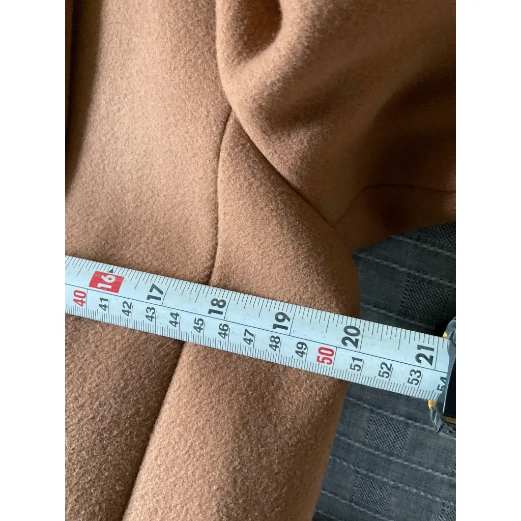 Sezane  James wool Coat camel SZ38 bust40 US6 - Image 7