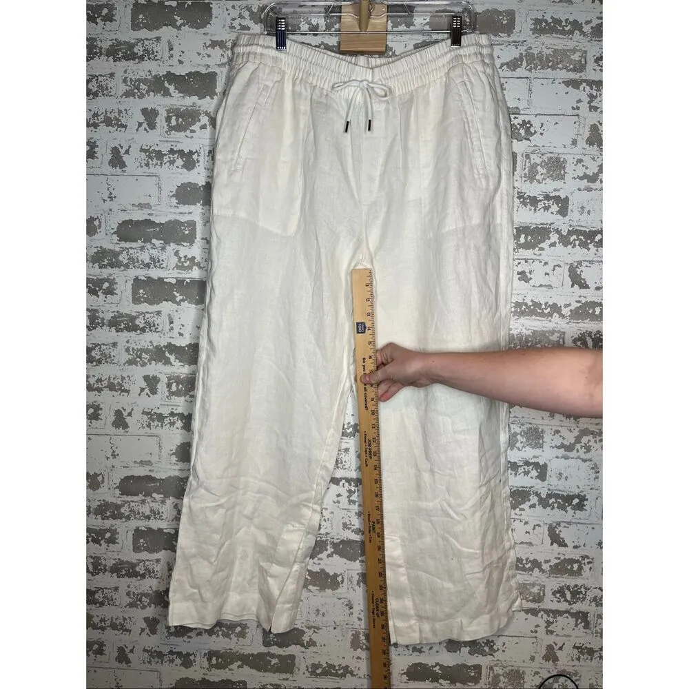 ATHLETA | women linen wide leg pants - Image 8