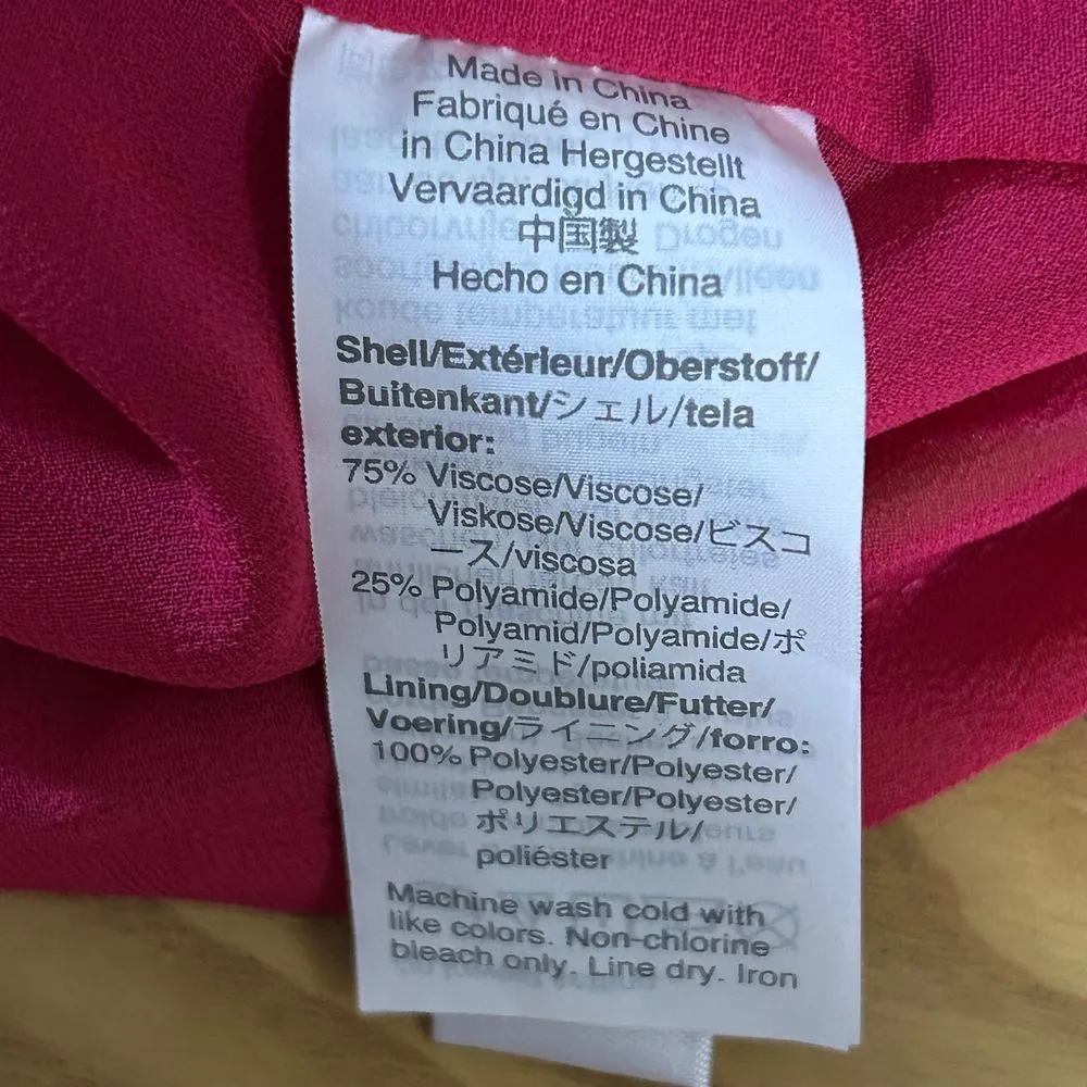 NWT J Crew Velvet Pink V-Neck Camisole‎ Tank Top with Wide Straps - Image 5