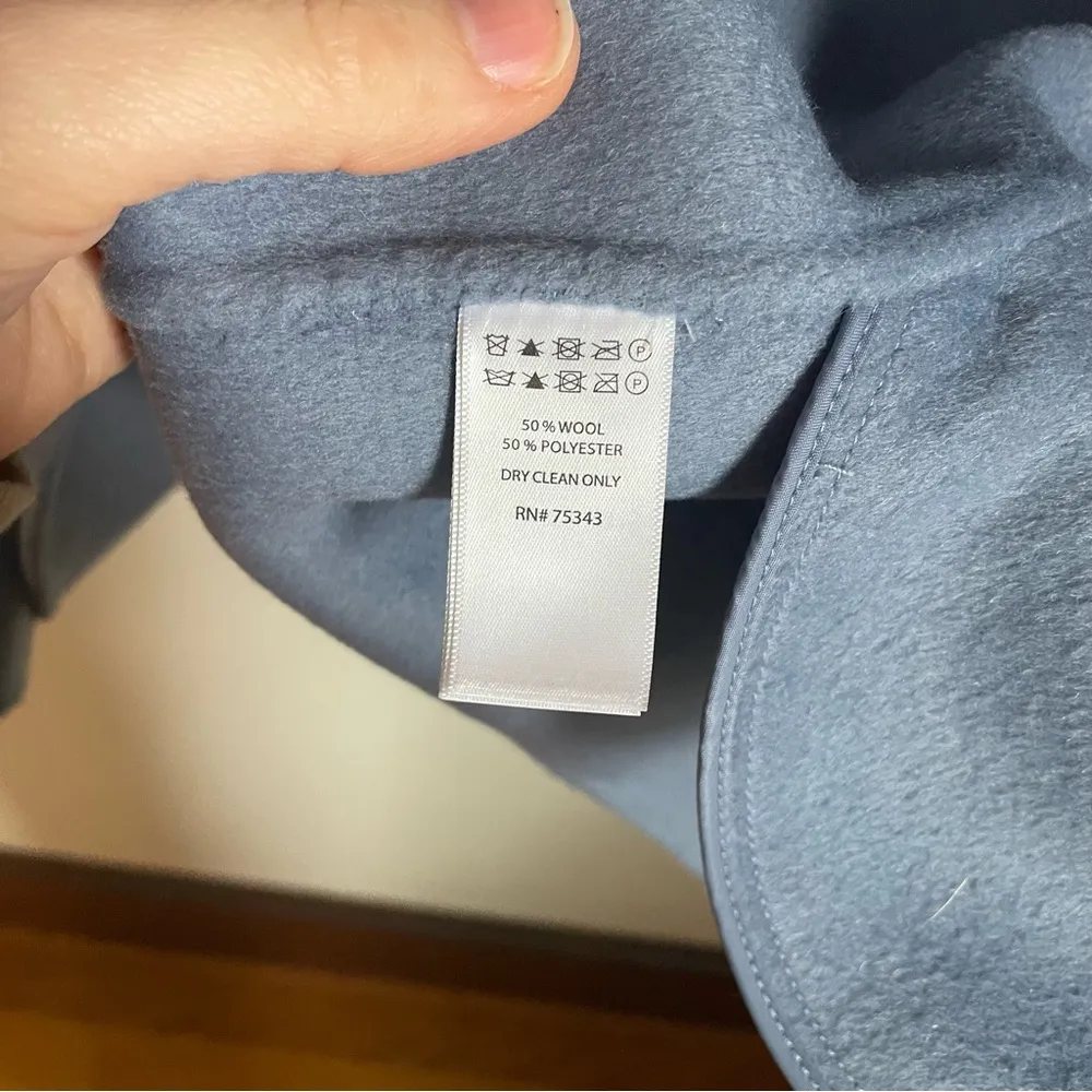 Rachel Zoe Blue Blazer Classic Notched Lapels - Image 3