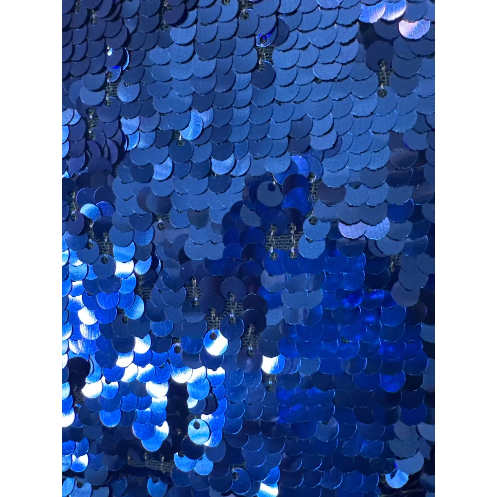 Alice + Olivia Jae Ultramarine Blue Sequin Bell Sleeve Formal Gown Size 6 NWT - Image 12