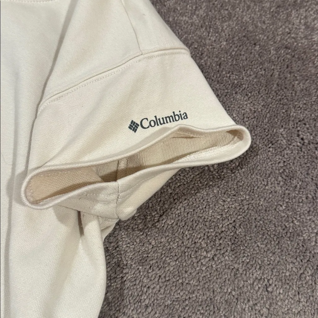 Columbia Cream Sweat Drawstring Dress SIZE L - Image 4