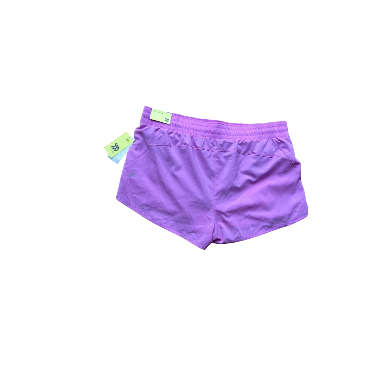 All in Motion Womens Purple Mid Rise Run Shorts Athletic Performance Size L - Image 2