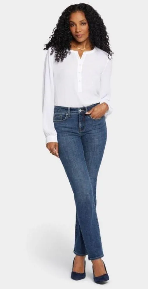 💕NYDJ💕 Marilyn Straight Leg Jeans ~ Marcel Blue 12 NWT - Image 3