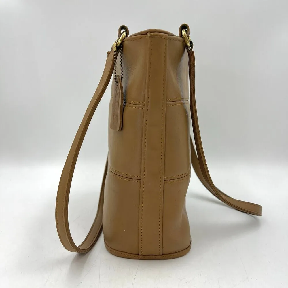 Coach Tribeca Shopper 9098 Toffee Leather Purse Bag Handbag - Image 9