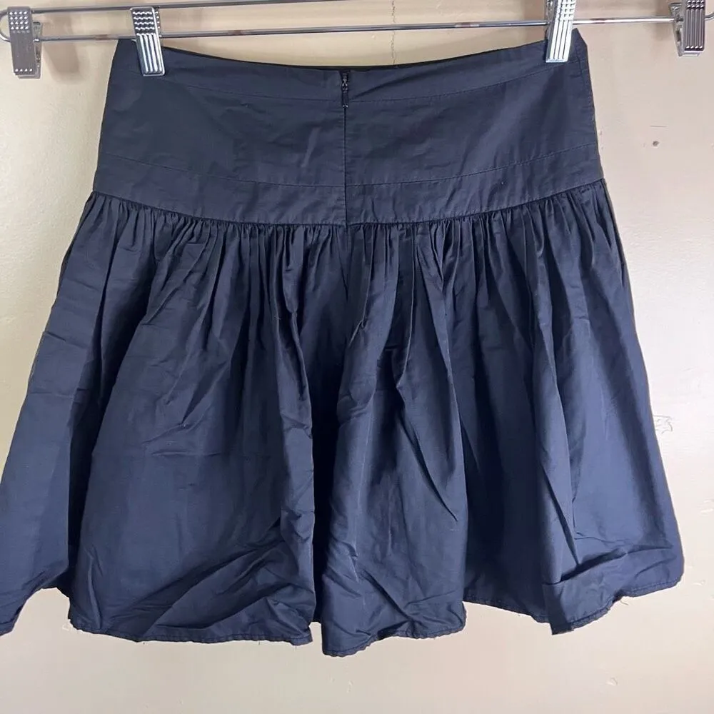 French Connection Womens Pleated Black Skirt Size 6 Classic Staple Career Wear - Image 2