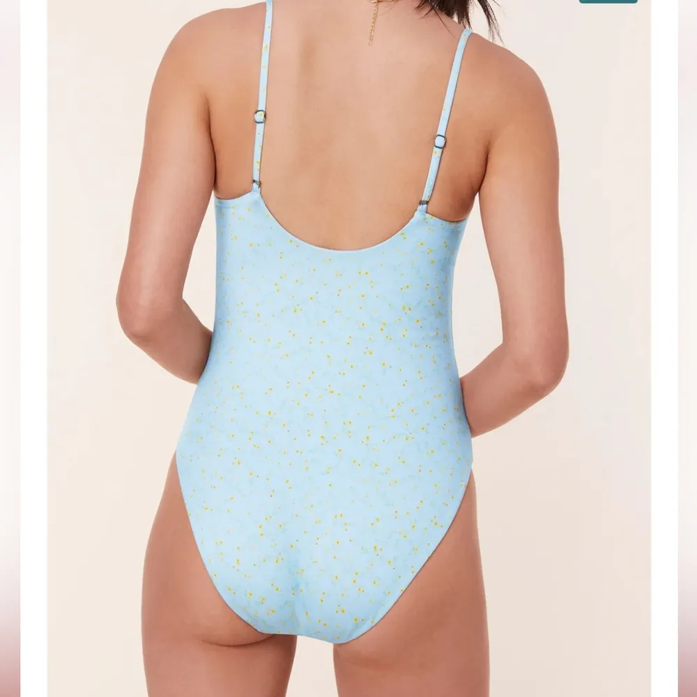 Andie The Mana One Piece LT Swimsuit blue Floral‎ size M Tall NWT - Image 2