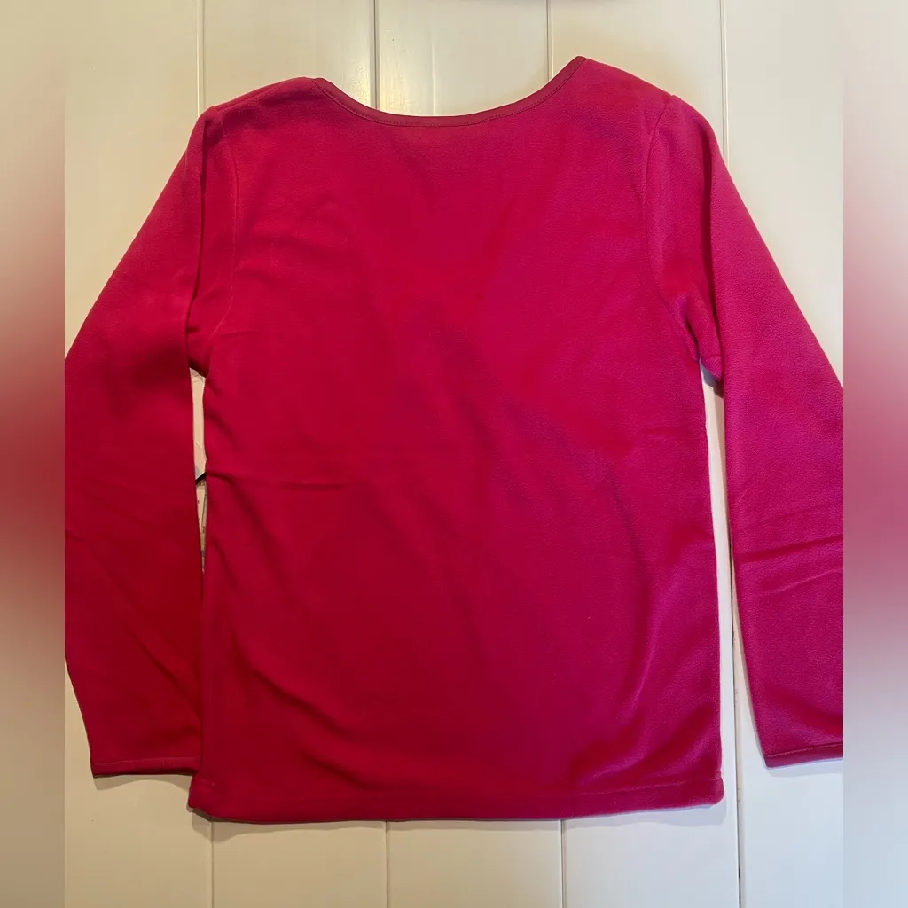 10,000 Feet Above Sea Level Pink Fleece Top, Size S - Image 4