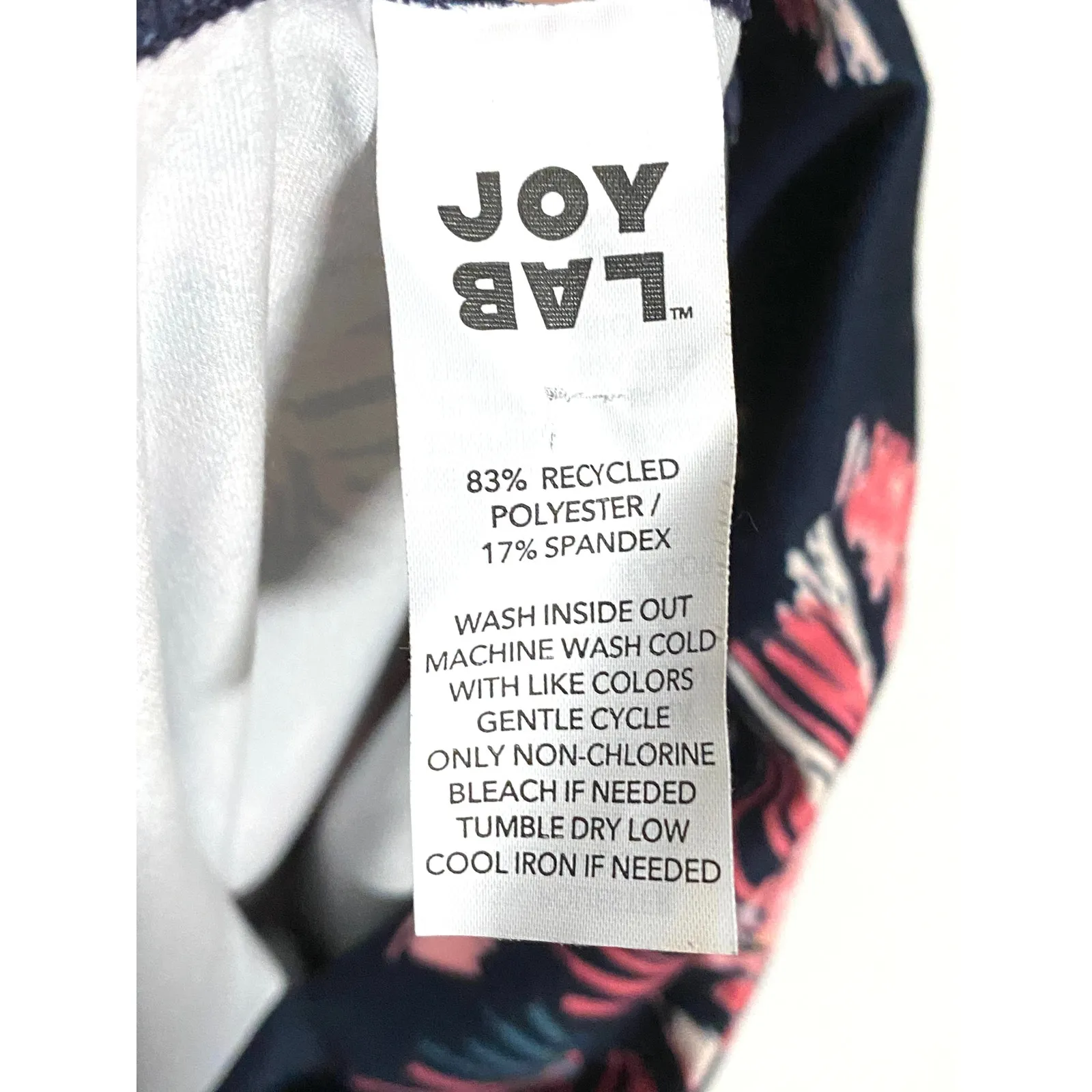 JoyLab Capri Pull On Leggings Womens S Tropical Athleisure Gym Training Athletic - Image 7