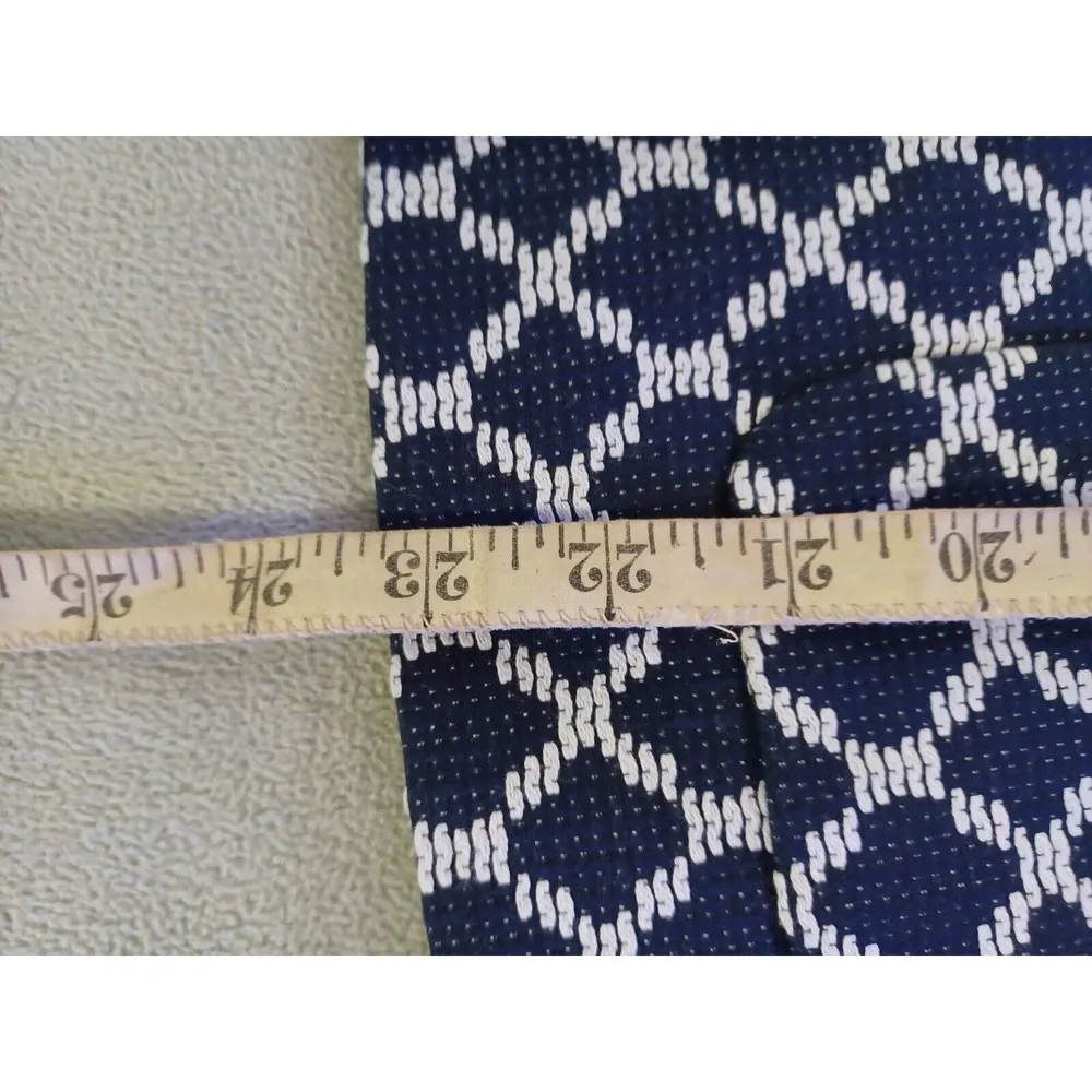 Talbots womens 3 button black white geometric blazer jacket sz 10 career… - Image 7