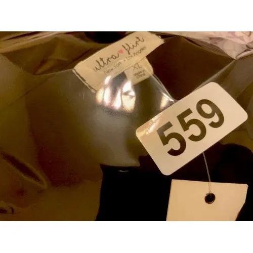 Ultra Flirt Women Junior LX‎ Top Black Long Sleeve V - Image 13