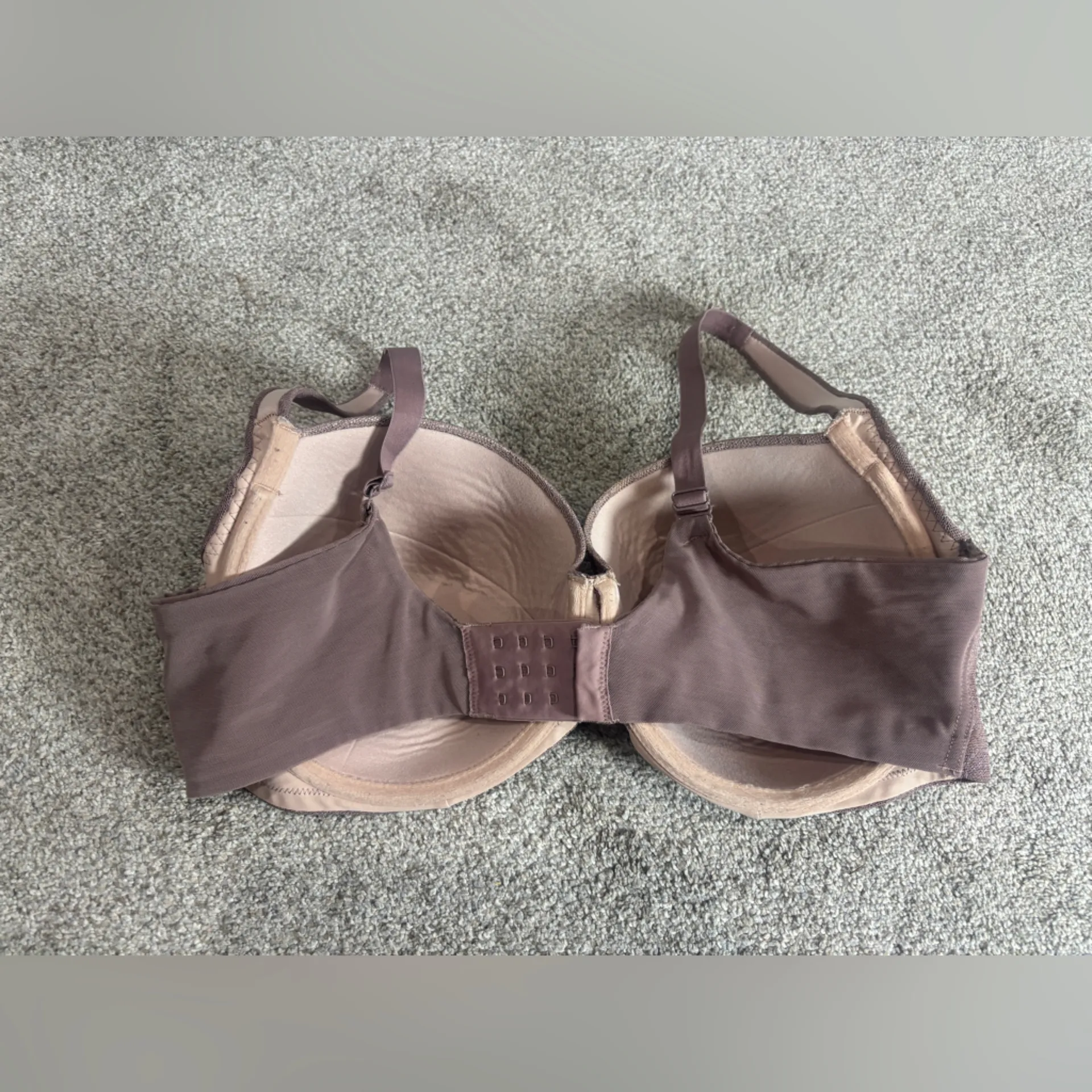 Soma Bra 36DD French Mauve Stunning Support Geo Lace Full Coverage Underwire - Image 3