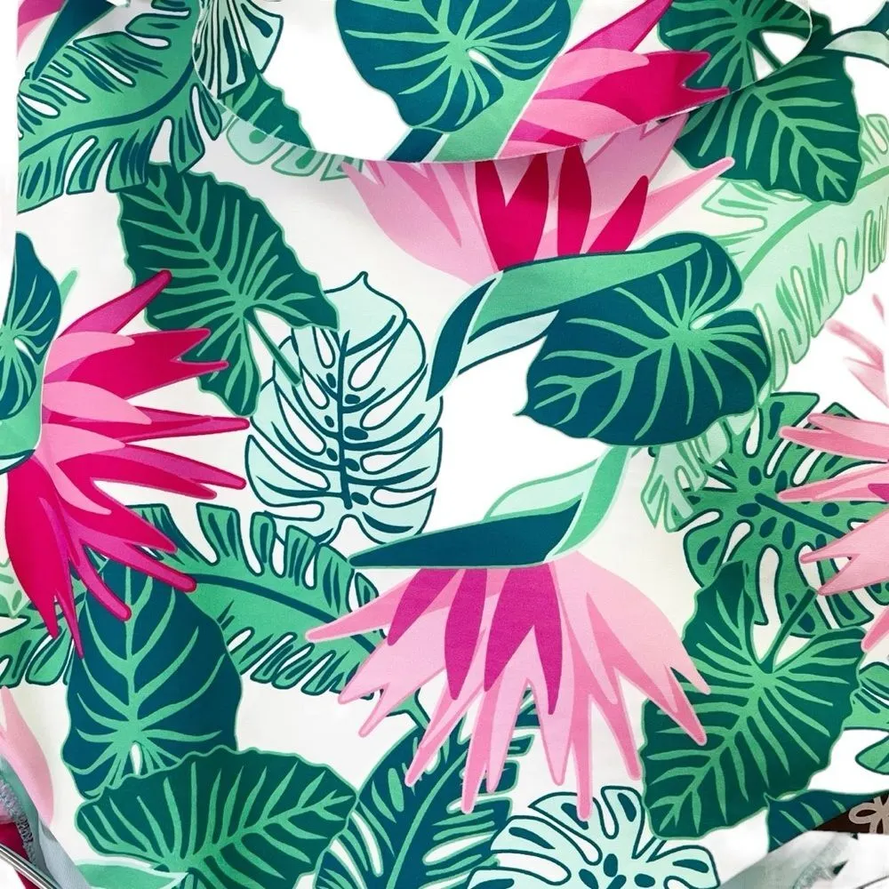 NWT Matilda Jane Palm Tree Paradise One-Piece Ruffle Swimsuit Women’s Size Small - Image 7