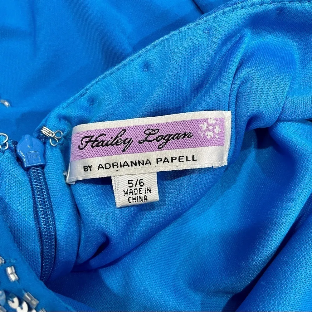 Hailey Logan Light Blue Formal Dress - Image 10