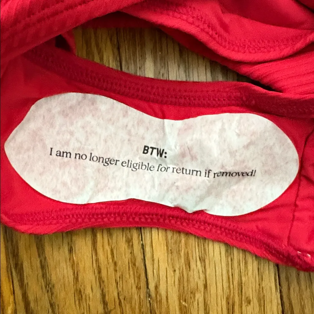 Andie Malibu One Piece‎ Swimsuit Ribbed Fabric Cherry Red size XL NWT - Image 7