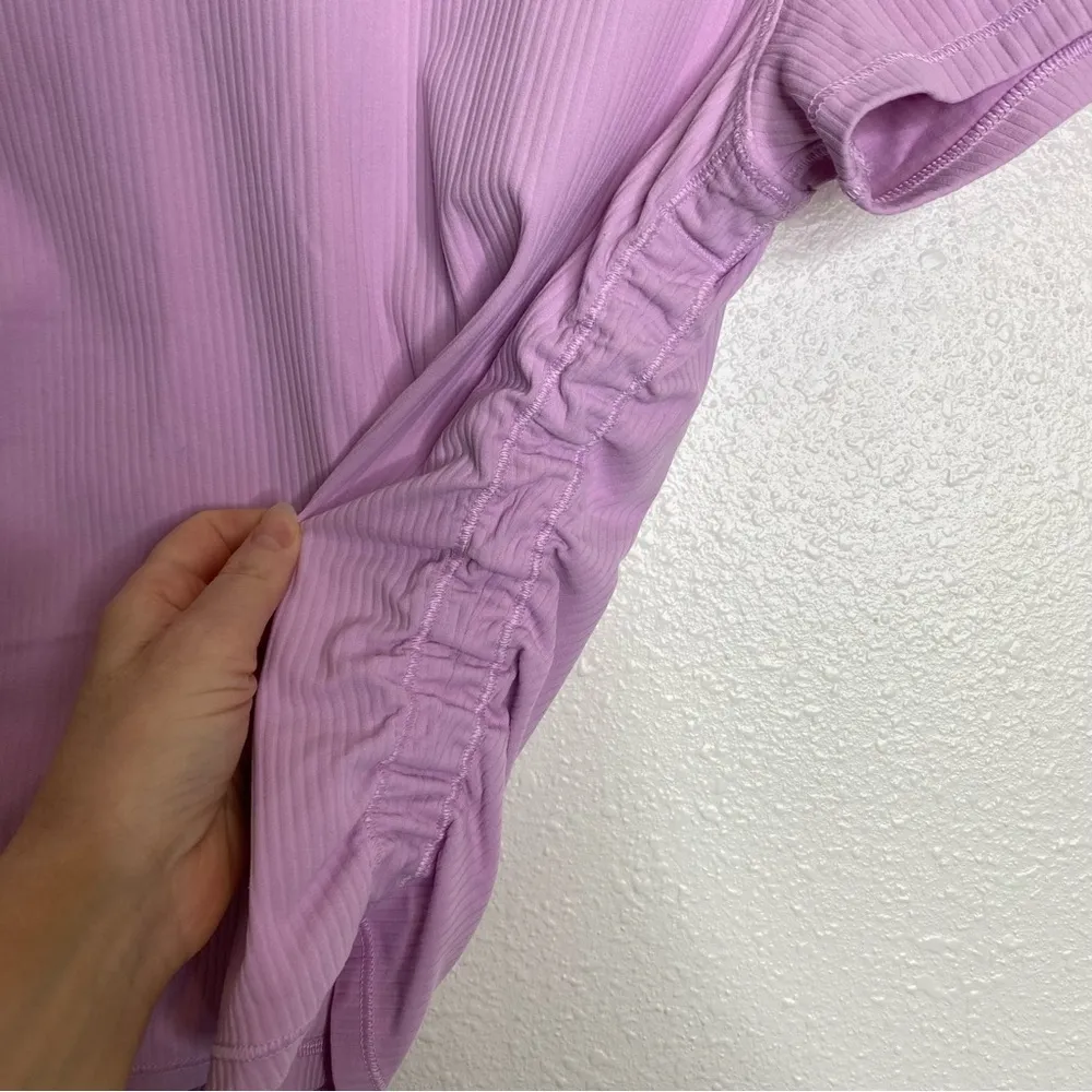 Lululemon All it takes Ribbed Nulu T shirt Pink Size 4 - Image 7