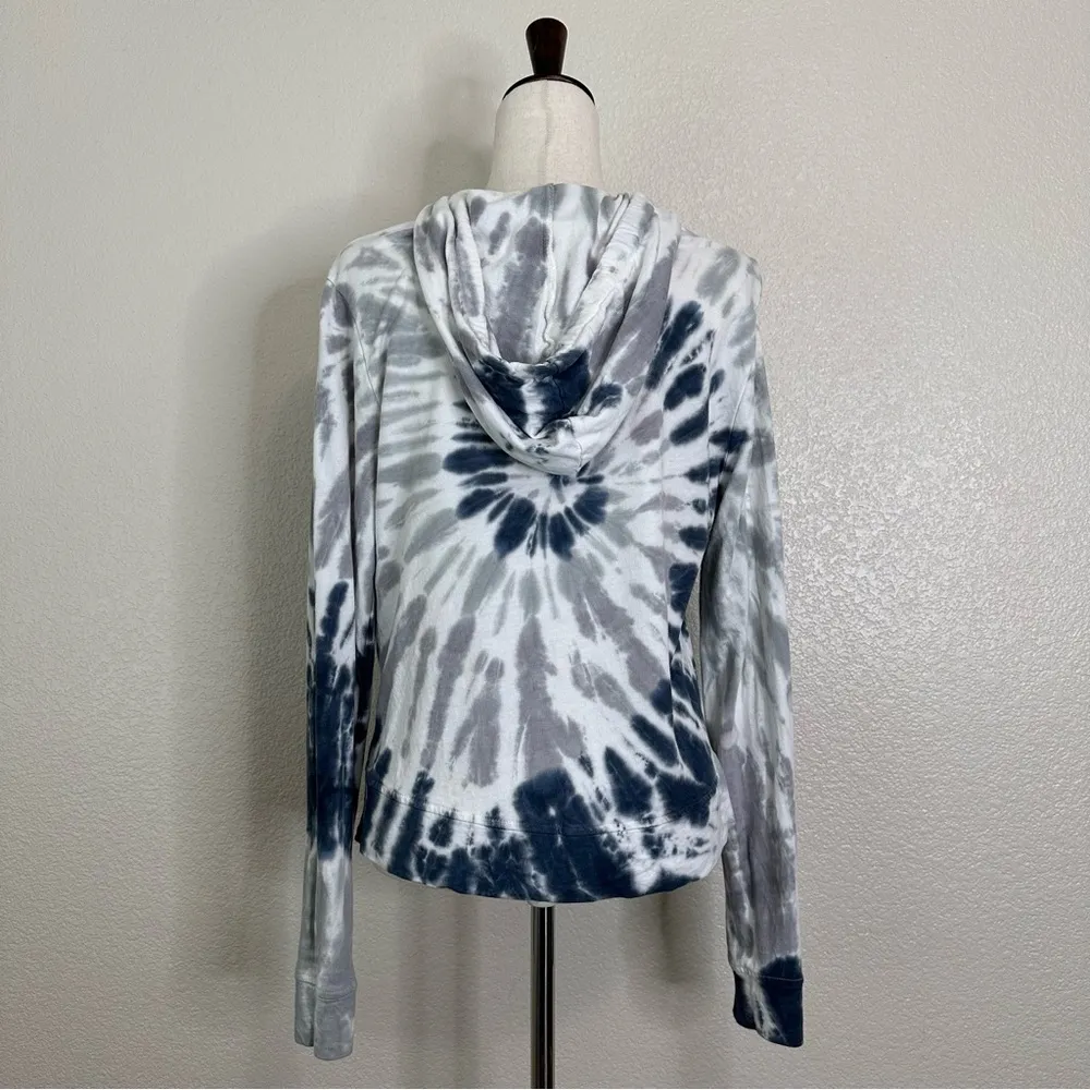 C&C California Boho Tie Dye Twist Front Hoodie Sweatshirt, Sz Small - Image 7