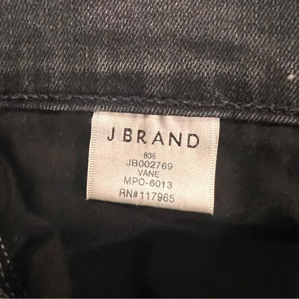 J Brand 835 Vane Mid-rise Women's Black Skinny Jeans - Image 6