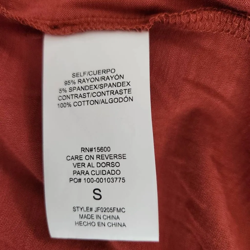 Mason & Belle Burnt Sienna Eyelet Lace Cottagecore Top NWT Size Small - Image 8