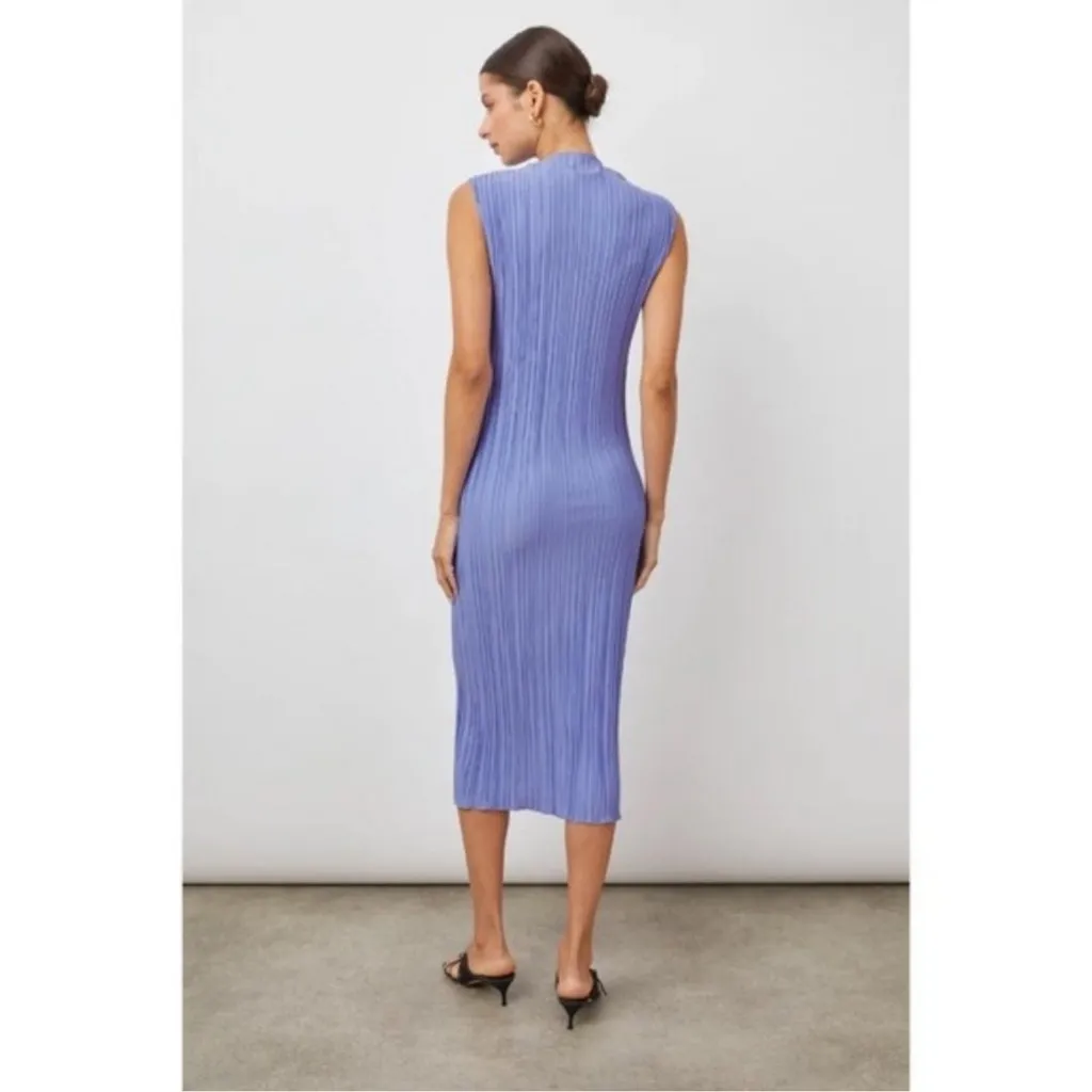 Rails Wakely Striped Sleeveless Midi Dress In Jewel Periwinkle - Image 2