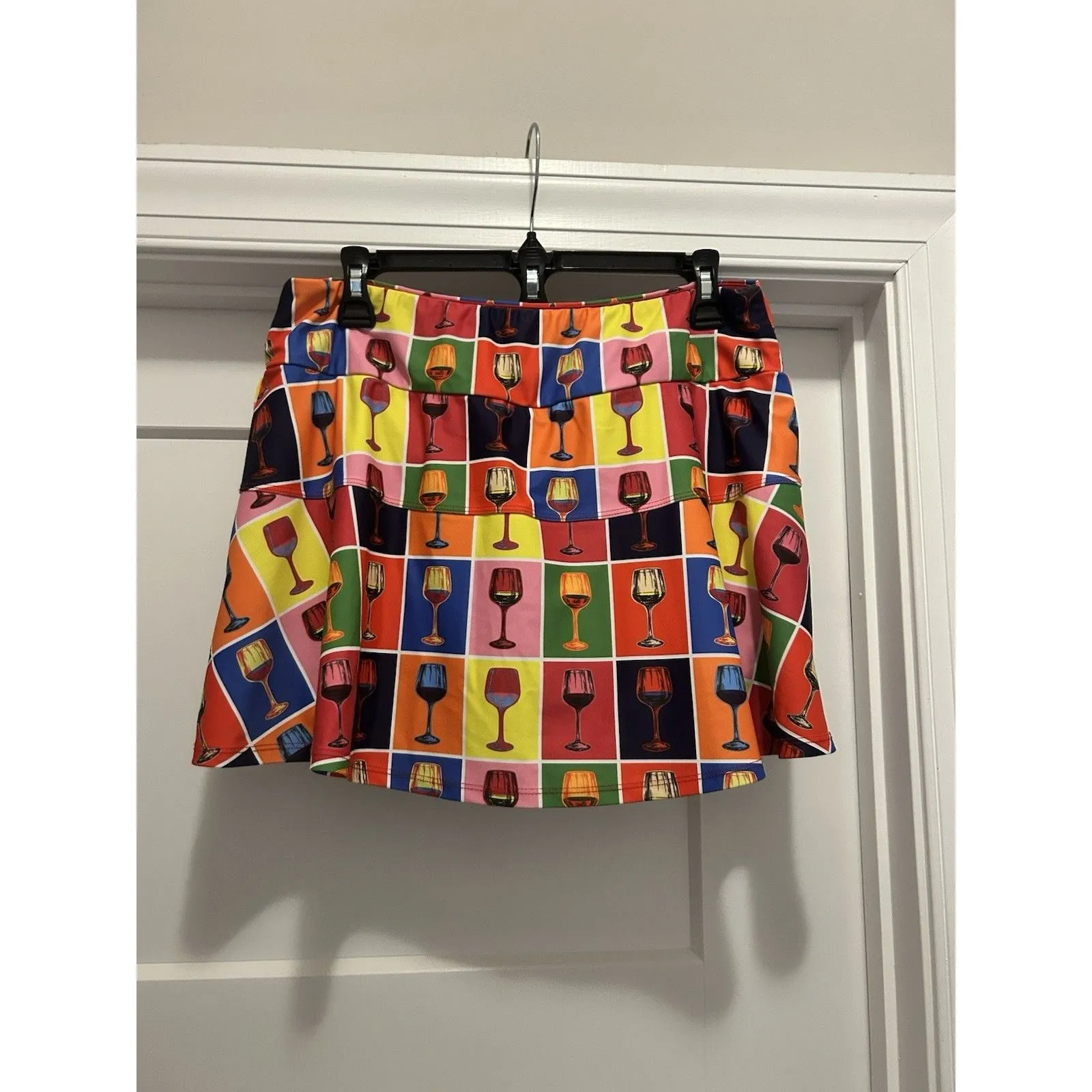 Queen Of The Court Wineglass Tennis/pickleball Skort Small - Image 5