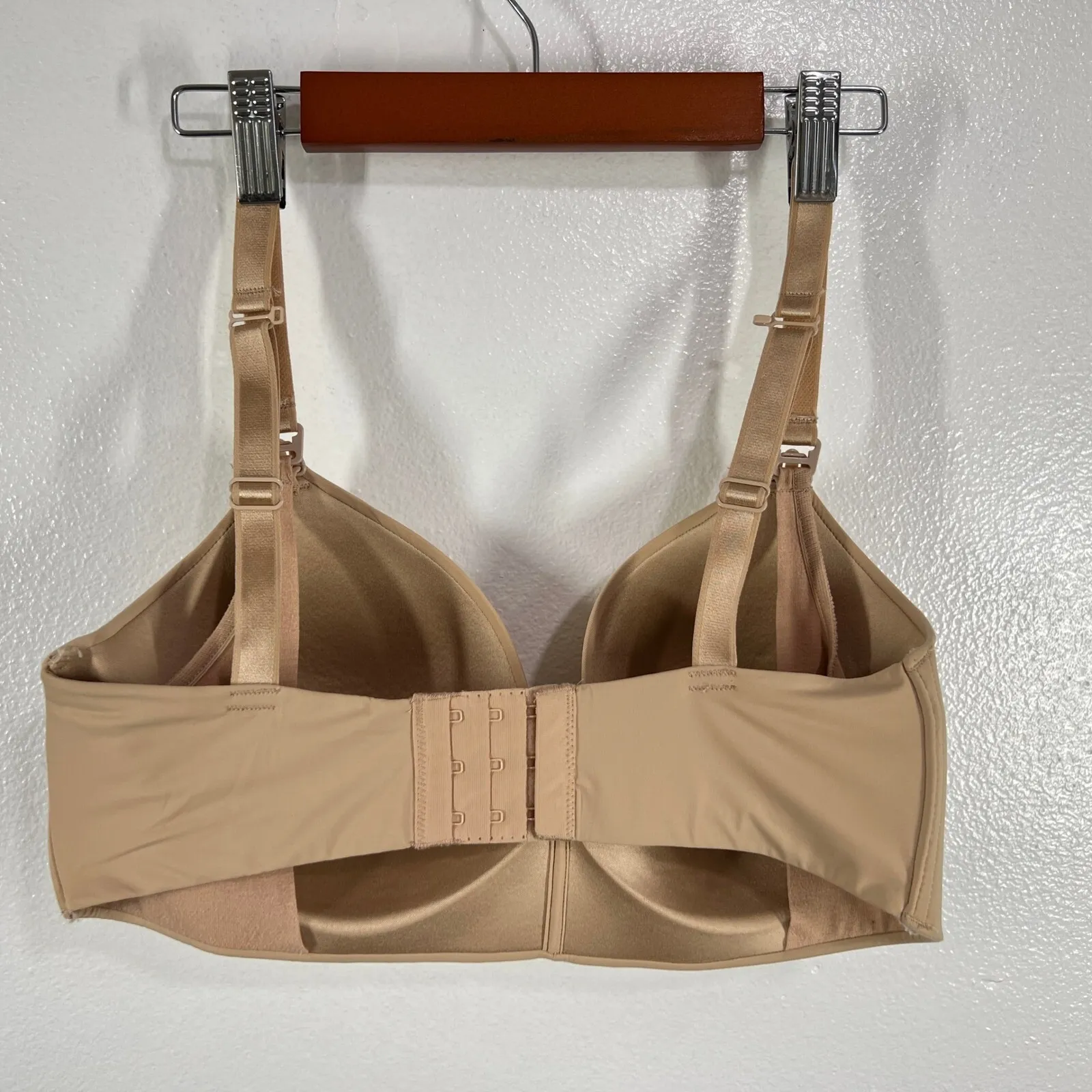 Auden Nursing Bra Lightly Lined Wirefree Comfort Beige 34DDD Tan Size undefined - Image 3
