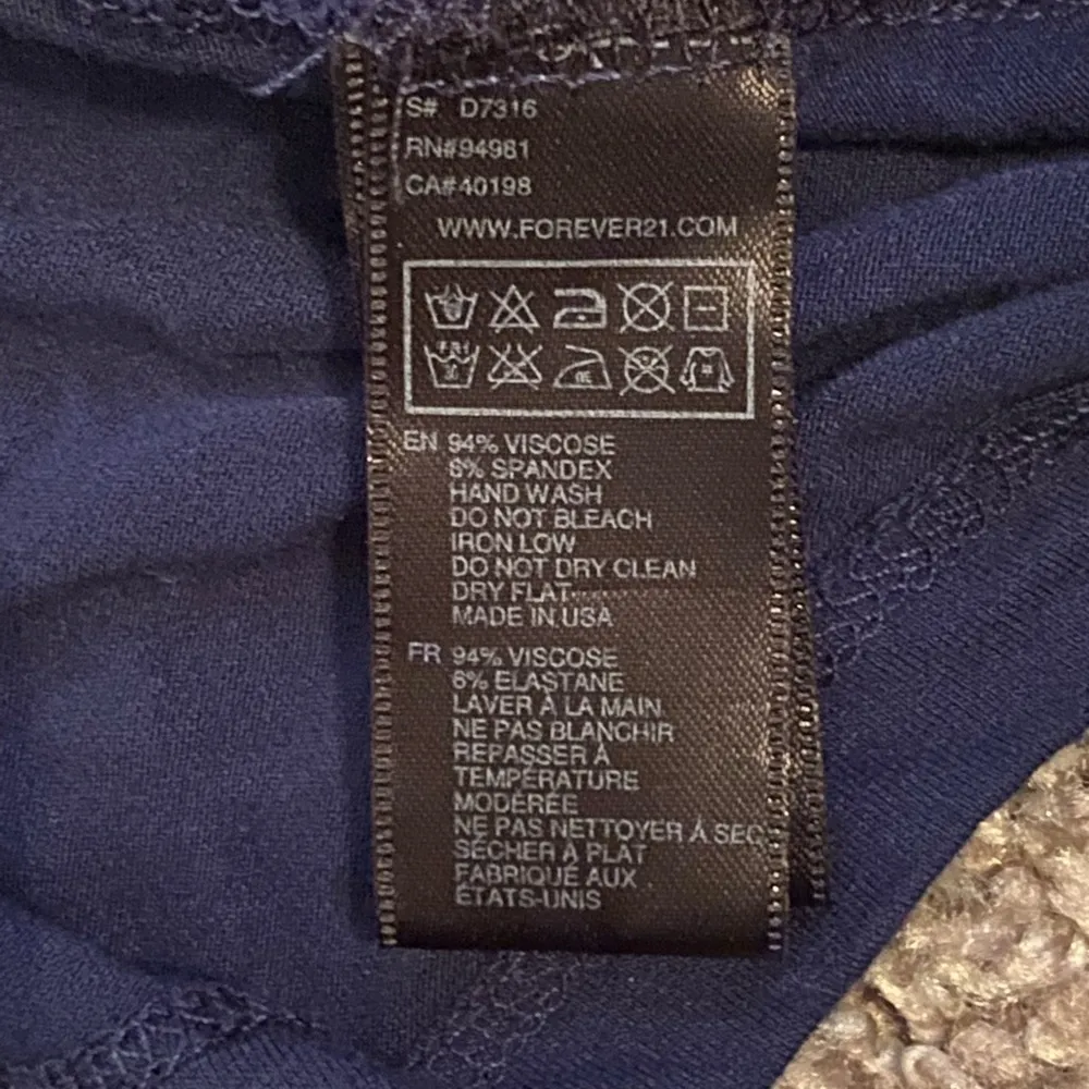 Forever 21 Navy Ruffled Tank Top Dress with Adjustable Straps - Image 8