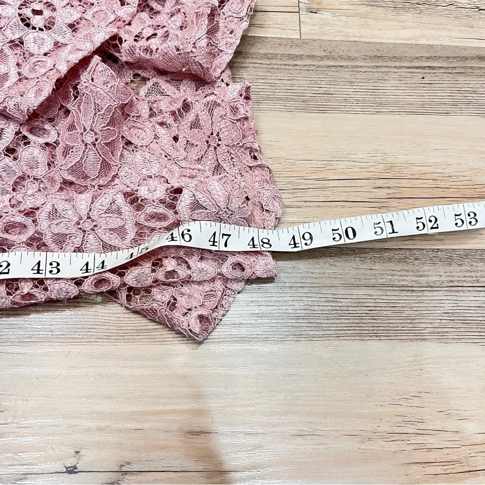 Enfocus Studio Womens Mermaid Dress Size 12 Pink Floral Lace Halter Neck… - Image 8