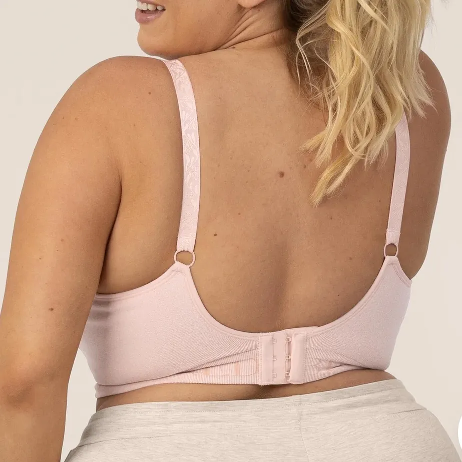 Kindred Bravely Sublime Hands Free Pumping & Nursing Bra Pink Heather Size XXL - Image 7