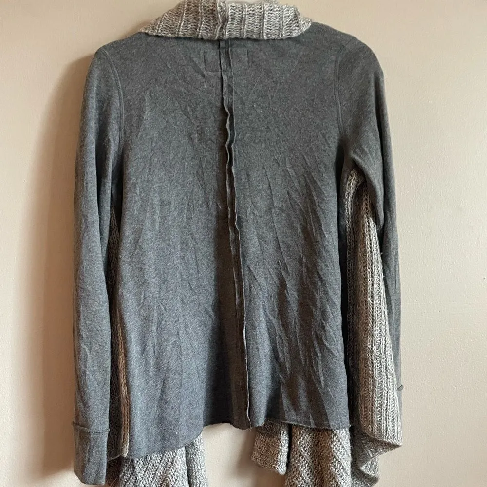 Saturday Sunday gray long line open cardigan - Image 7