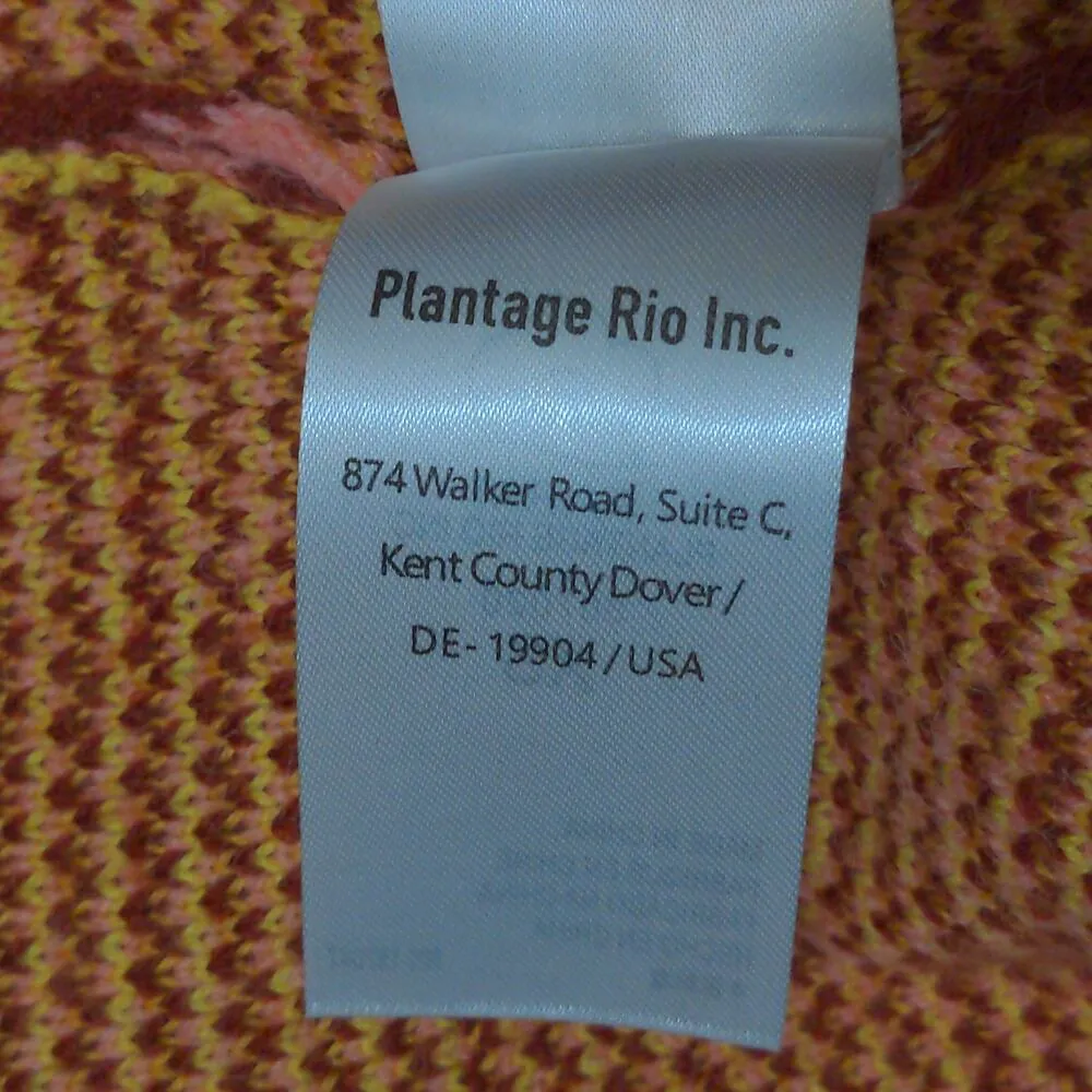 FARM Rio Burgundy Toucanissimo Belted Cardigan Long Sleeve Open Front XS New - Image 9