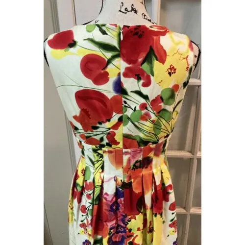 New directions floral Pocketed petite women’s dress NWOTS Red Size 10P - Image 5