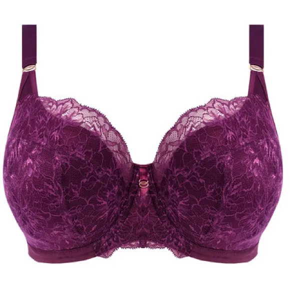 NIP Victoria’s Secret x Elomi Brianna Underwire Padded Half Cup Bra 42DDD (F) Purple Size undefined - Image 3