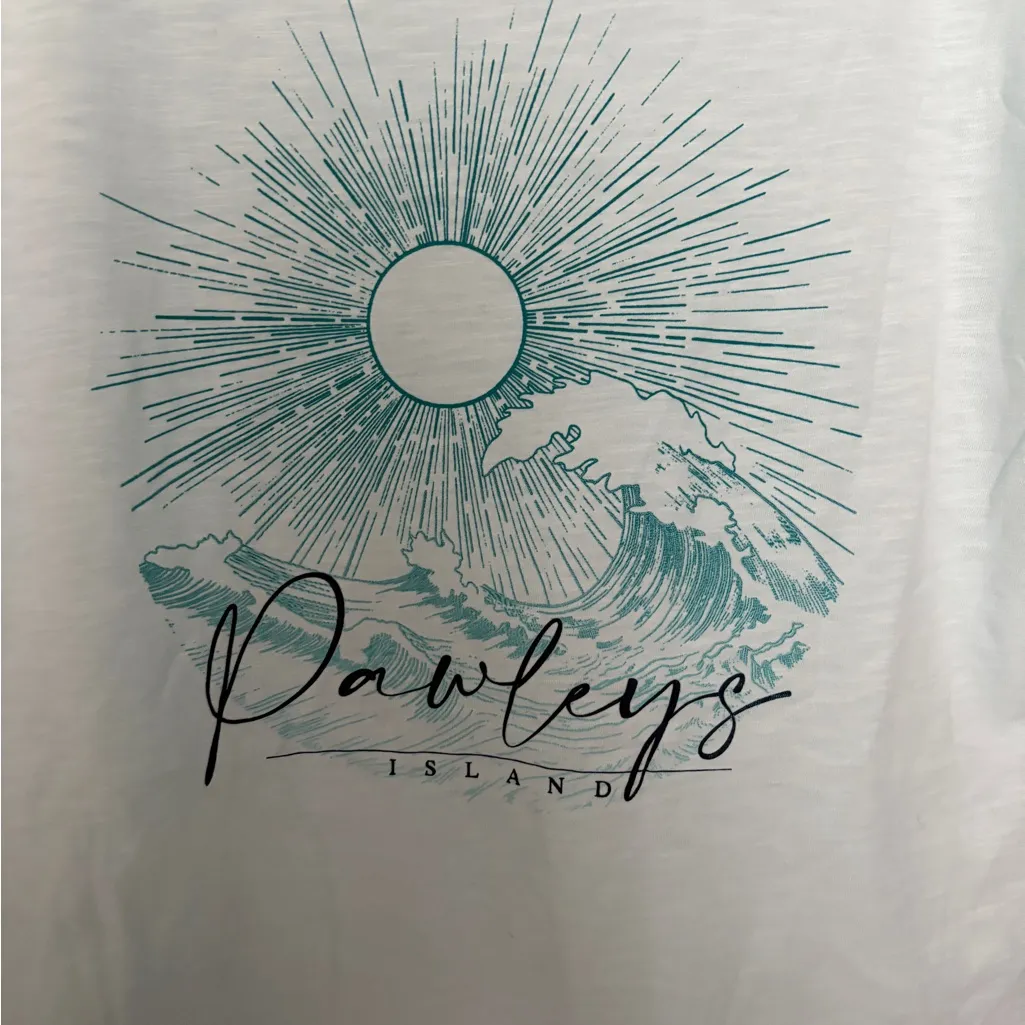 Women's Blue Pawleys Island, SC Graphic Tee Size: S - Image 2