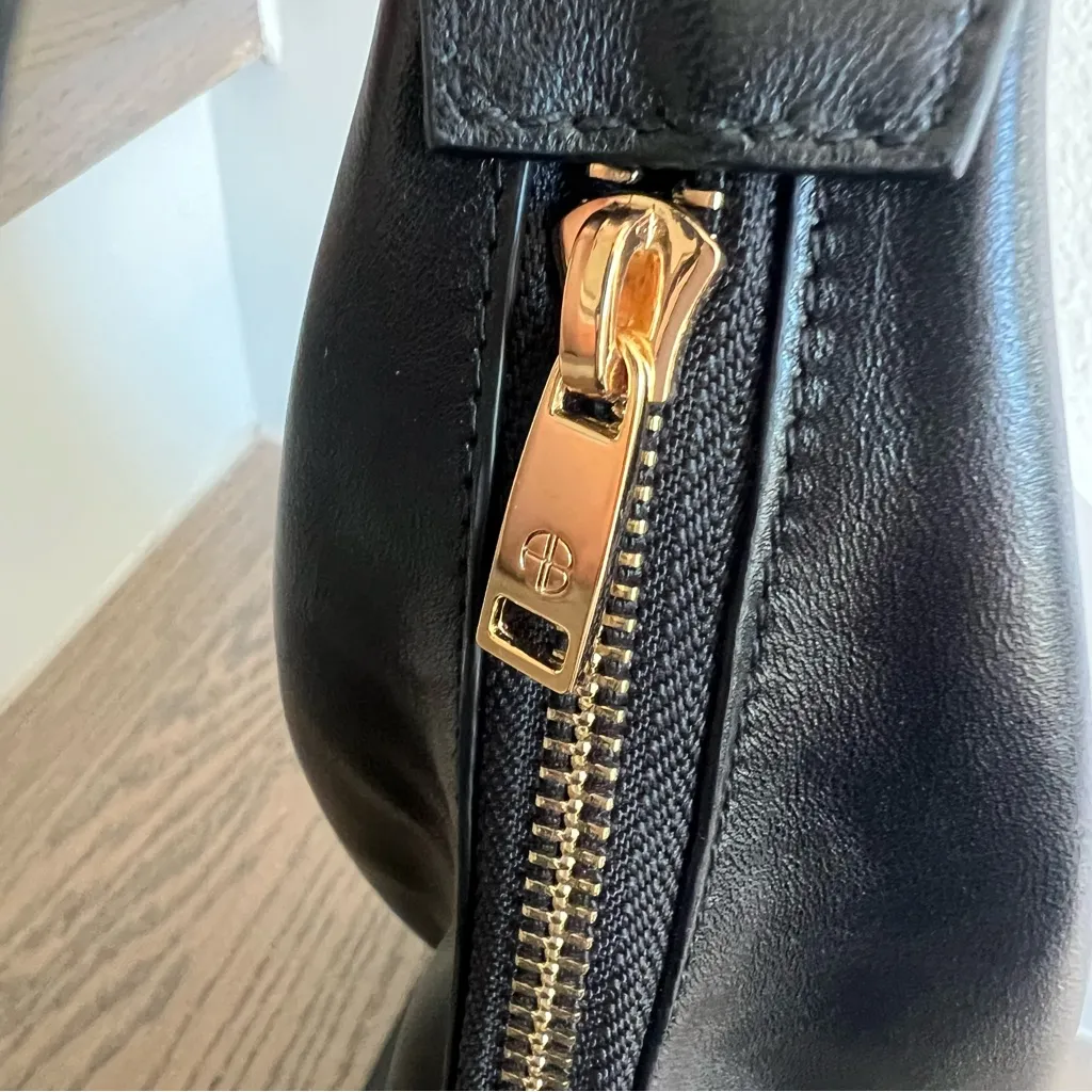 NWOT Anine Bing Kate Leather Shoulder Bag in Black - Image 9