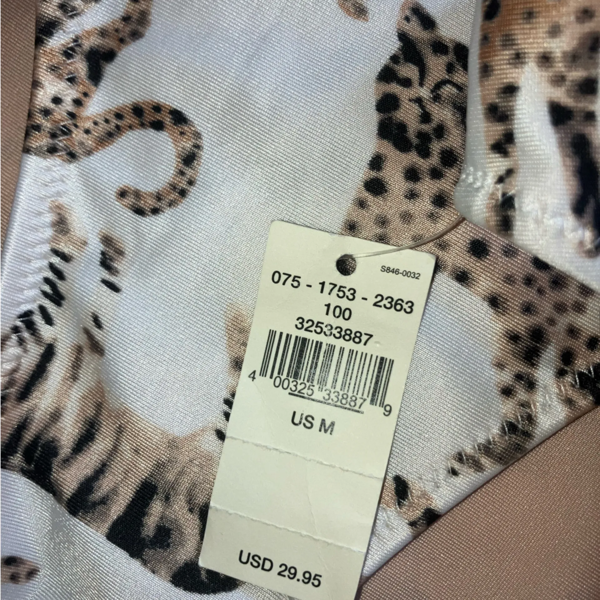 Aerie Womens Jungle Cats Gold Knot Bikini Bottoms - Image 5