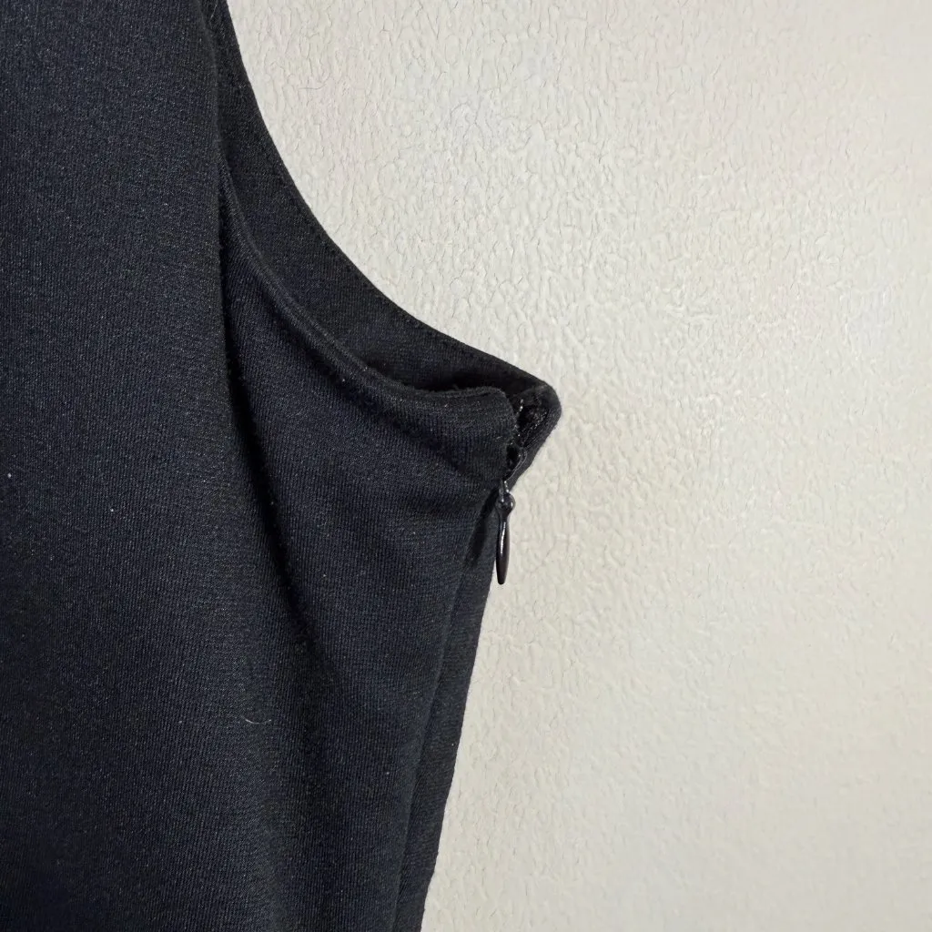 Hutch Floral Hi Low Maxi Dress Womens Large Black Formal Cocktail Party Designer - Image 8