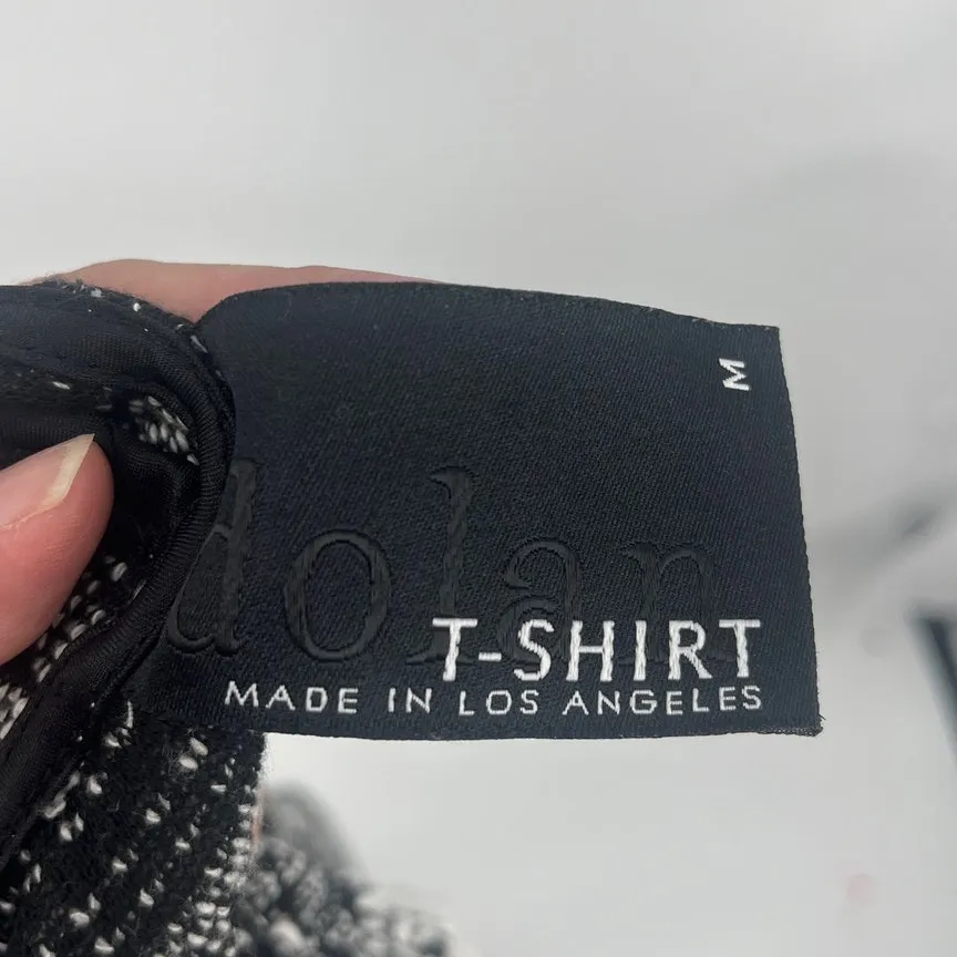 Dolan Knit Waterfall Womens Vest Sz M Boho Chic Lagenlook Layering Open Front White - Image 9