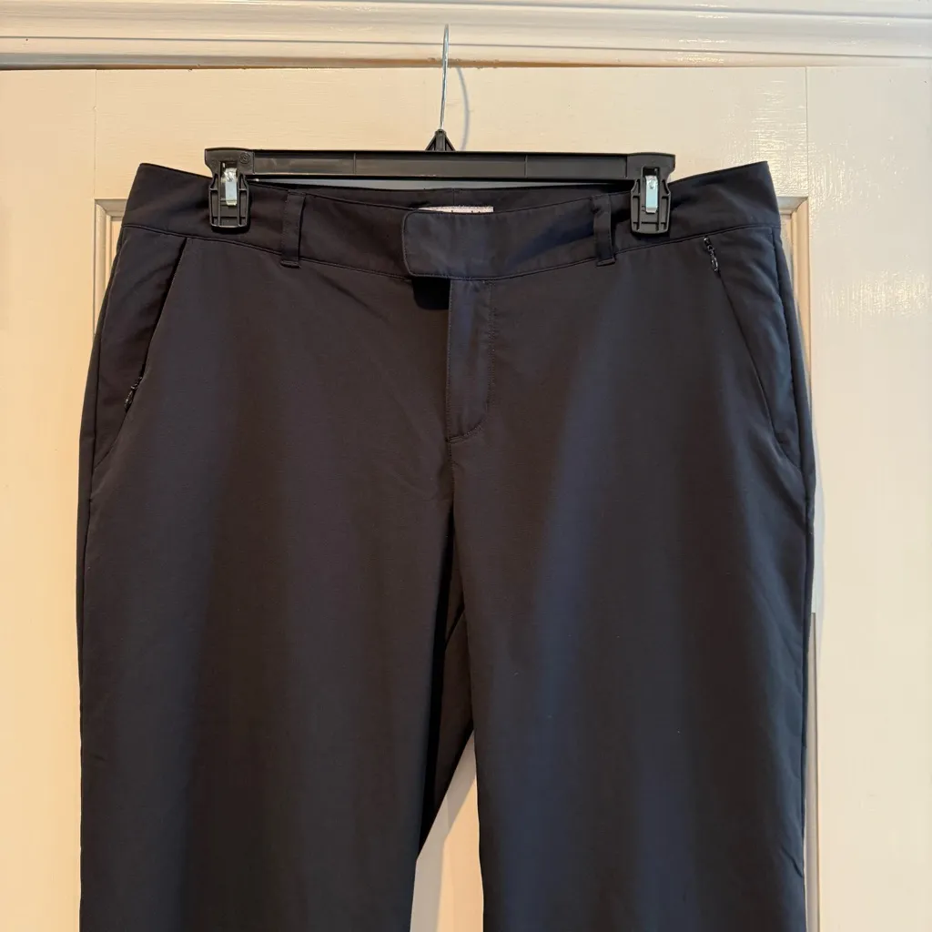 Columbia Wide Leg Lightweight Utility Pants Zip Pockets Black Women’s Size 16 - Image 2
