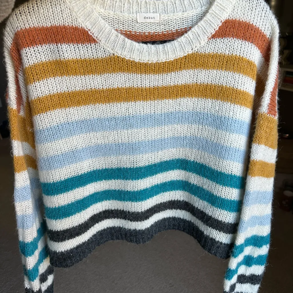 Debut Colorful Striped Sweater - Image 2